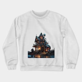 Haunted House Crewneck Sweatshirt